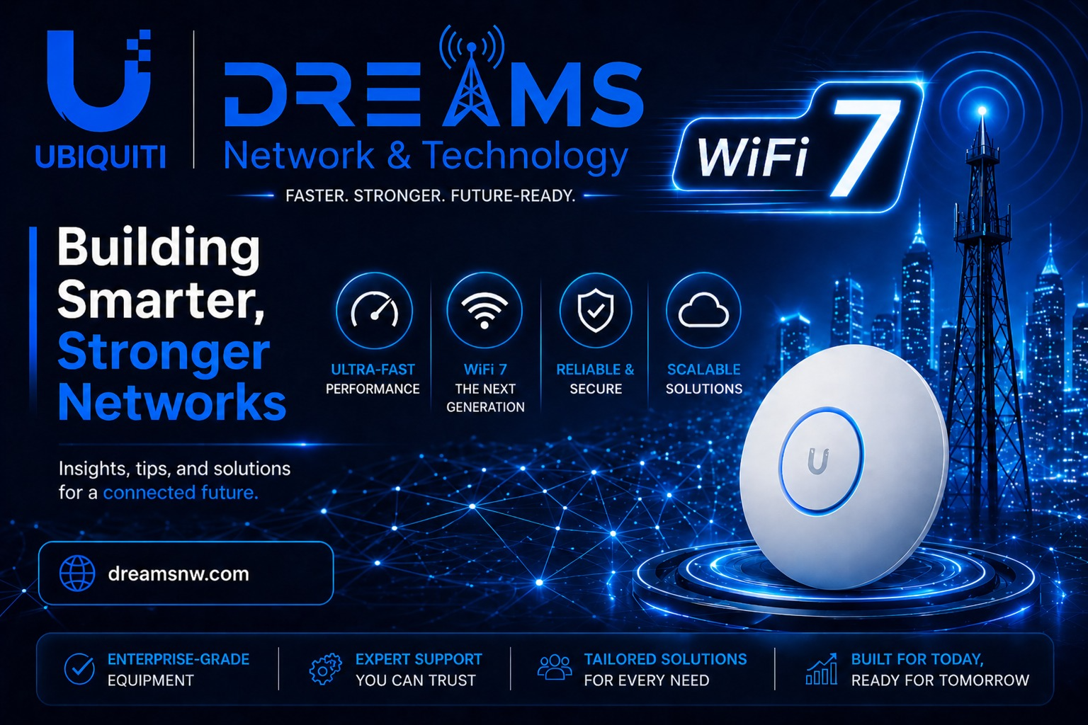 Ubiquiti WiFi 7: The Future of Ultra-Fast Wireless Networking